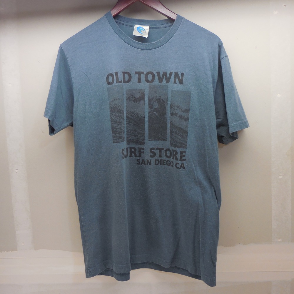 Coastal Classics Old Town Surf Store San Diego Blue Graphic T-Shirt Mens Large